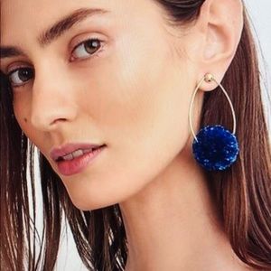 JCrew Pom Pom earrings